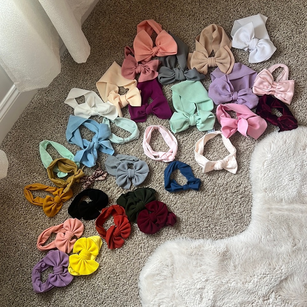 Assorted Colorful Hair Bows for Kids